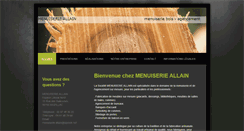 Desktop Screenshot of menuiserie-allain.com